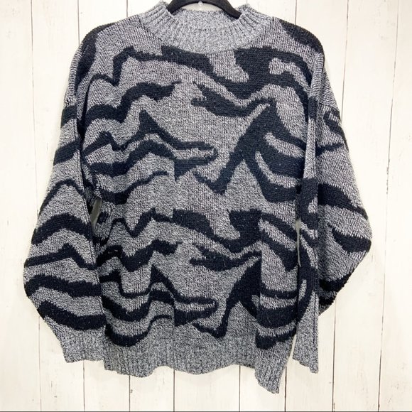 Women's Vintage Threadneedle Street Zebra Sweater - Picture 3 of 6